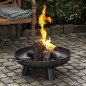 Esschert Design Feuerschale 60 cm Stahl Esschert Design Feuerschale 60 cm Stahl