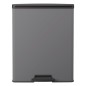 Curver Tretmülleimer Deco Rechteckig 65L Grau Curver Tretmülleimer Deco Rechteckig 65L Grau