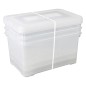 Curver Aufbewahrungsboxen-Set Handy 3x50L Transparent Curver Aufbewahrungsboxen-Set Handy 3x50L Transparent