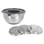 Excellent Houseware 4tlg Rührschüssel mit Reibeaufsätzen Set Edelstahl Excellent Houseware 4tlg Rührschüssel mit Reibeaufsätzen Set Edelstahl