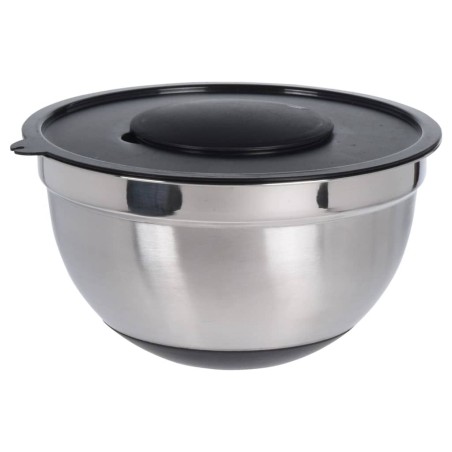 Excellent Houseware 4tlg Rührschüssel mit Reibeaufsätzen Set Edelstahl