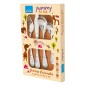 Amefa 4-tlg. Kinder-Besteck-Set Forest friends Hochglanz-Silber Amefa 4-tlg. Kinder-Besteck-Set Forest friends Hochglanz-Silber