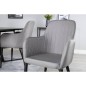 Venture Home Esszimmerstühle 2 Stk. Comfort Polyester Schwarz und Grau Venture Home Esszimmerstühle 2 Stk. Comfort Polyester Schwarz und Grau