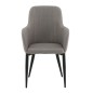 Venture Home Esszimmerstühle 2 Stk. Comfort Polyester Schwarz und Grau Venture Home Esszimmerstühle 2 Stk. Comfort Polyester Schwarz und Grau