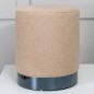 Venture Home Hocker Benji 35x35x42,5 cm Teddy Beige und Schwarz Venture Home Hocker Benji 35x35x42,5 cm Teddy Beige und Schwarz
