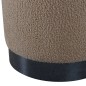 Venture Home Hocker Benji 35x35x42,5 cm Teddy Beige und Schwarz Venture Home Hocker Benji 35x35x42,5 cm Teddy Beige und Schwarz