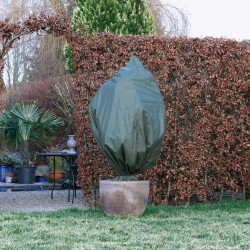 Nature Wintervlies-Frostschutzhaube 3 Stk. 50 g/m² 100x50 cm Grün 