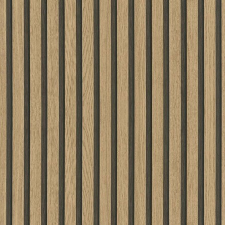Noordwand Tapete Botanica Wooden Slats Braun und Eichen-Optik