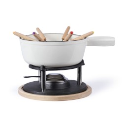Livoo Fondue-Set Traditionell 2,6 L Weiß