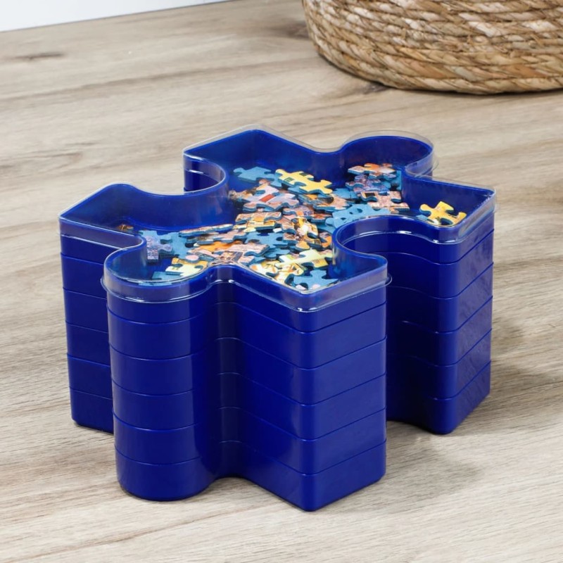 HI Puzzle-Sortiertablett 21,5 cm Blau HI Puzzle-Sortiertablett 21,5 cm Blau