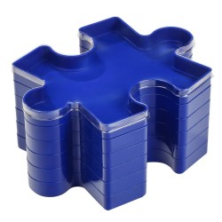 HI Puzzle-Sortiertablett 21,5 cm Blau 