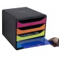 Exacompta Big-Box Schubladenbox Harlequin mit 4 Laden Exacompta Big-Box Schubladenbox Harlequin mit 4 Laden