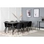 Venture Home Esszimmerstühle 2 Stk. Velvet Samt Schwarz Venture Home Esszimmerstühle 2 Stk. Velvet Samt Schwarz