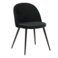 Venture Home Esszimmerstühle 2 Stk. Velvet Samt Schwarz Venture Home Esszimmerstühle 2 Stk. Velvet Samt Schwarz