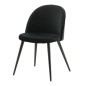 Venture Home Esszimmerstühle 2 Stk. Velvet Samt Schwarz Venture Home Esszimmerstühle 2 Stk. Velvet Samt Schwarz