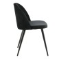 Venture Home Esszimmerstühle 2 Stk. Velvet Samt Schwarz Venture Home Esszimmerstühle 2 Stk. Velvet Samt Schwarz