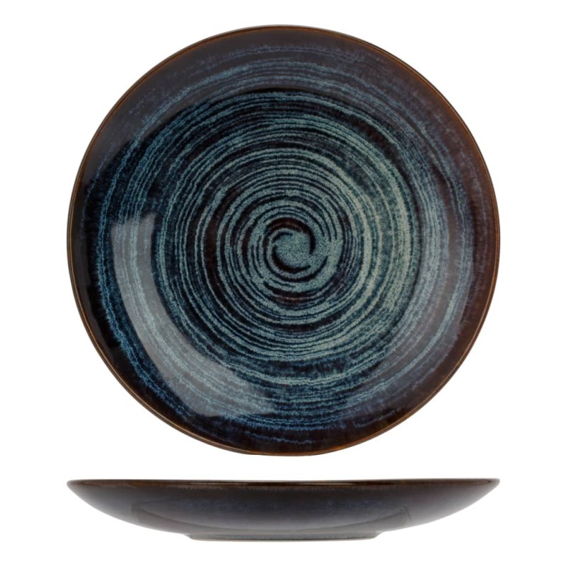 Cosy & Trendy Dessertteller Atlantis 6 Stk. Kreismuster Ø21,5 cm Blau Cosy & Trendy Dessertteller Atlantis 6 Stk. Kreismuster Ø21,5 cm Blau