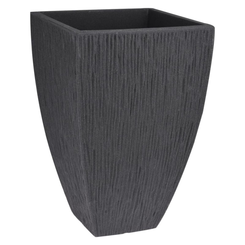 ProGarden Blumentopf Lava Geriffelt 60 cm Anthrazit ProGarden Blumentopf Lava Geriffelt 60 cm Anthrazit
