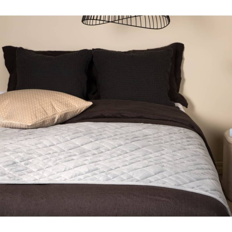 Venture Home Tagesdecke Jilly 80x260 cm Polyester Hellgrau Venture Home Tagesdecke Jilly 80x260 cm Polyester Hellgrau