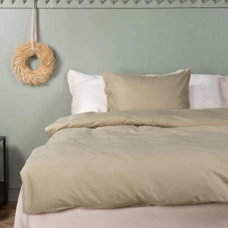 Venture Home Bettwäsche-Set Joar 200x150 cm Baumwolle Sandfarben