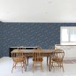 DUTCH WALLCOVERINGS Tapete Flower Dunkelblau und Bronzen DUTCH WALLCOVERINGS Tapete Flower Dunkelblau und Bronzen