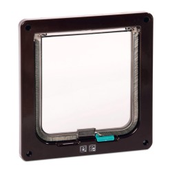 Karlie Katzenklappe Porta 2-Wege-Verschluss 19,2x5x20 cm Braun
