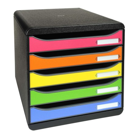 Exacompta Big-Box Plus Schubladenbox Harlequin mit 5 Laden