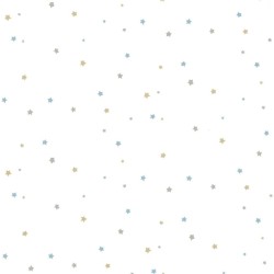 Noordwand Tapete Mondo baby Little Stars Blau und Weiß