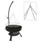 ProGarden Feuerschale mit Grill VAGGAN 60 cm ProGarden Feuerschale mit Grill VAGGAN 60 cm