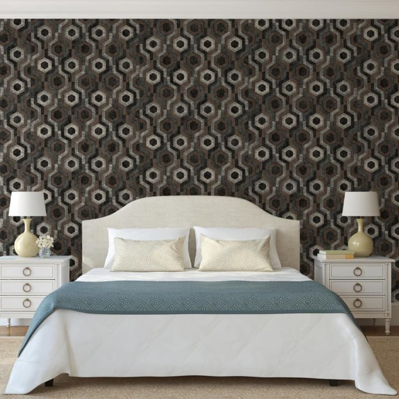 DUTCH WALLCOVERINGS Tapete Galactic Braun und Schwarz DUTCH WALLCOVERINGS Tapete Galactic Braun und Schwarz