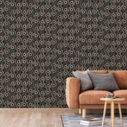 DUTCH WALLCOVERINGS Tapete Galactic Braun und Schwarz