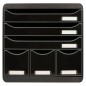 Exacompta Store-Box Schubladenbox Maxi mit 6 Laden Glänzend Schwarz Exacompta Store-Box Schubladenbox Maxi mit 6 Laden Glänzend Schwarz