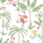 Noordwand Tapete Mondo baby Animals Birds Trees Grün und Rosa Noordwand Tapete Mondo baby Animals Birds Trees Grün und Rosa