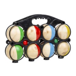 HI 10-tlg. Boule-Spielset Holz