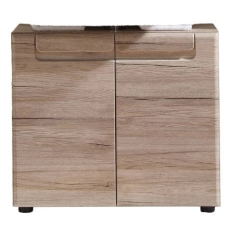 Trendteam Waschbeckenunterschrank Malea San Remo Eichen-Optik