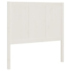 vidaXL Kopfteil Weiß 105,5x4x100 cm Massivholz Kiefer
