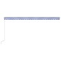 vidaXL Automatisch Einziehbare Markise 600 x 300 cm Blau und Weiß vidaXL Automatisch Einziehbare Markise 600 x 300 cm Blau und Weiß