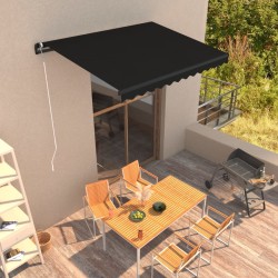 vidaXL Automatisch Einziehbare Markise 350×250 cm Anthrazit 
