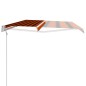 vidaXL Automatisch Einziehbare Markise 450×300 cm Orange und Braun vidaXL Automatisch Einziehbare Markise 450×300 cm Orange und Braun