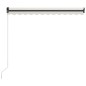 vidaXL Einziehbare Markise Handbetrieben 300 x 250 cm Creme vidaXL Einziehbare Markise Handbetrieben 300 x 250 cm Creme