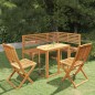 vidaXL 4-tlg. Bistro-Set Massivholz Akazie vidaXL 4-tlg. Bistro-Set Massivholz Akazie