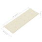 vidaXL 3-Sitzer-Gartenbank mit Auflage 150 cm Massivholz Eukalyptus vidaXL 3-Sitzer-Gartenbank mit Auflage 150 cm Massivholz Eukalyptus