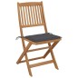 vidaXL Klappbare Gartenstühle mit Kissen 8 Stk. Massivholz Akazie vidaXL Klappbare Gartenstühle mit Kissen 8 Stk. Massivholz Akazie