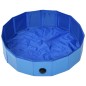 vidaXL Hundepool Faltbar Blau 80 x 20 cm PVC vidaXL Hundepool Faltbar Blau 80 x 20 cm PVC