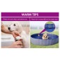 vidaXL Hundepool Faltbar Blau 80 x 20 cm PVC vidaXL Hundepool Faltbar Blau 80 x 20 cm PVC