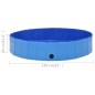 vidaXL Hundepool Faltbar Blau 160 x 30 cm PVC vidaXL Hundepool Faltbar Blau 160 x 30 cm PVC