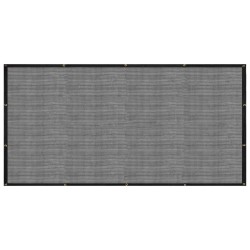 vidaXL Anhängernetz HDPE 2x3,5 m Schwarz