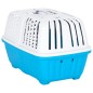vidaXL Transportbox für Haustiere Weiß Blau 48x31,5x33 cm Polypropylen vidaXL Transportbox für Haustiere Weiß Blau 48x31,5x33 cm Polypropylen