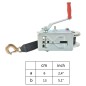vidaXL Handwinde mit Gurt 1587 kg vidaXL Handwinde mit Gurt 1587 kg