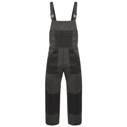 vidaXL Herren Latzhose Arbeitshose Größe XL Grau